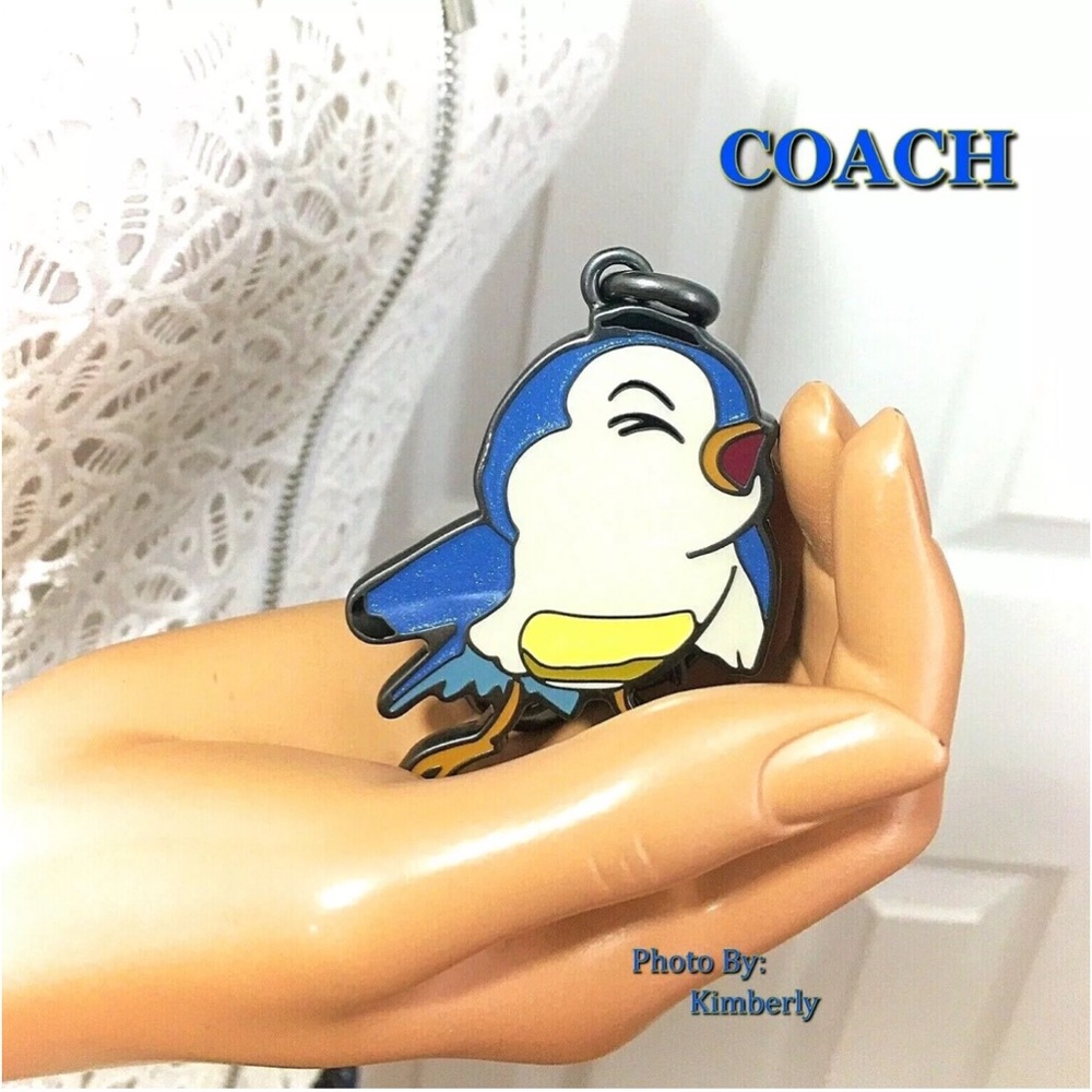 Coach Disney Bluebird Keychain Bag Charm NWT - Picture 3 of 8